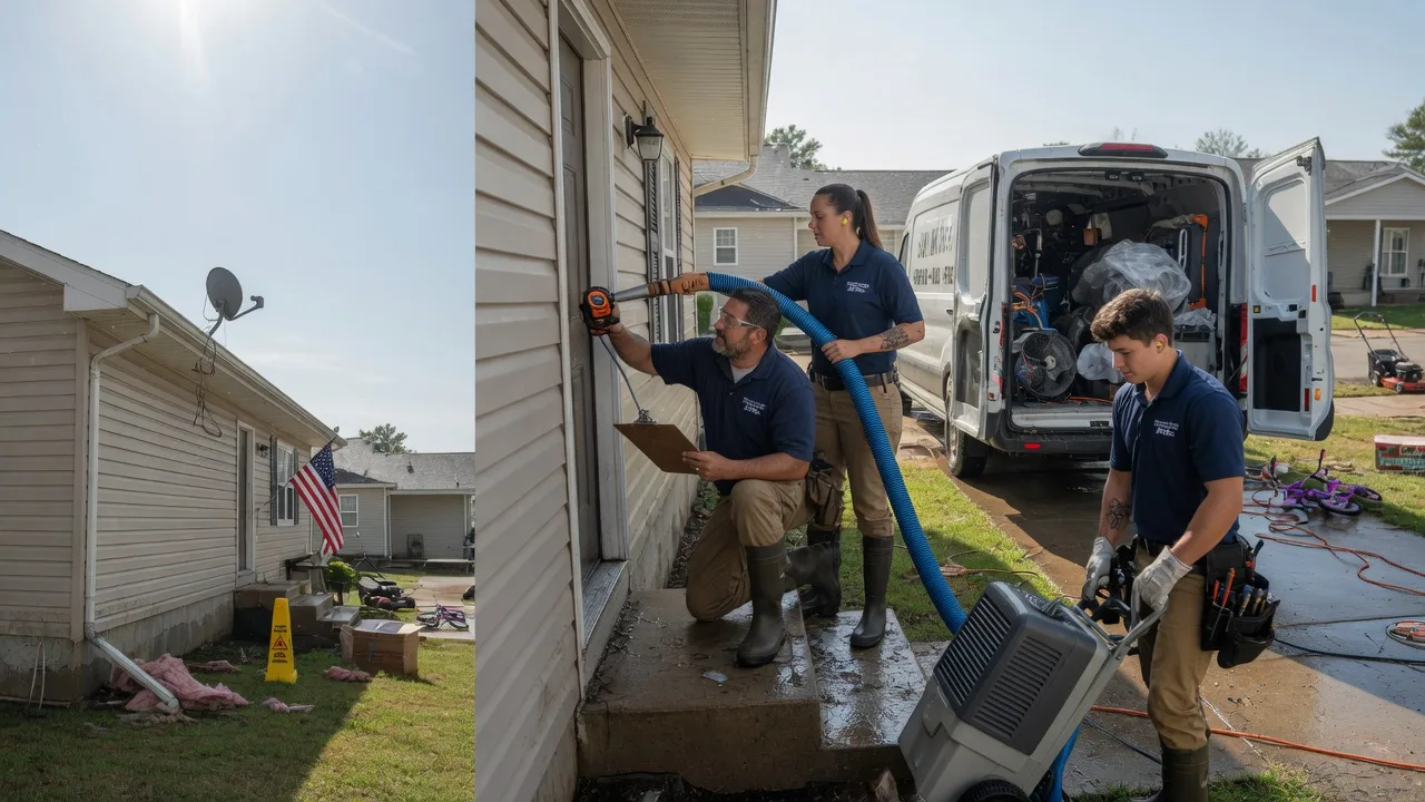 Ceiling Water Damage Restoration in Owaneco, IL near me