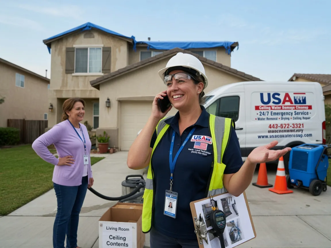 Ceiling Water Damage Restoration Owaneco, IL FAQs